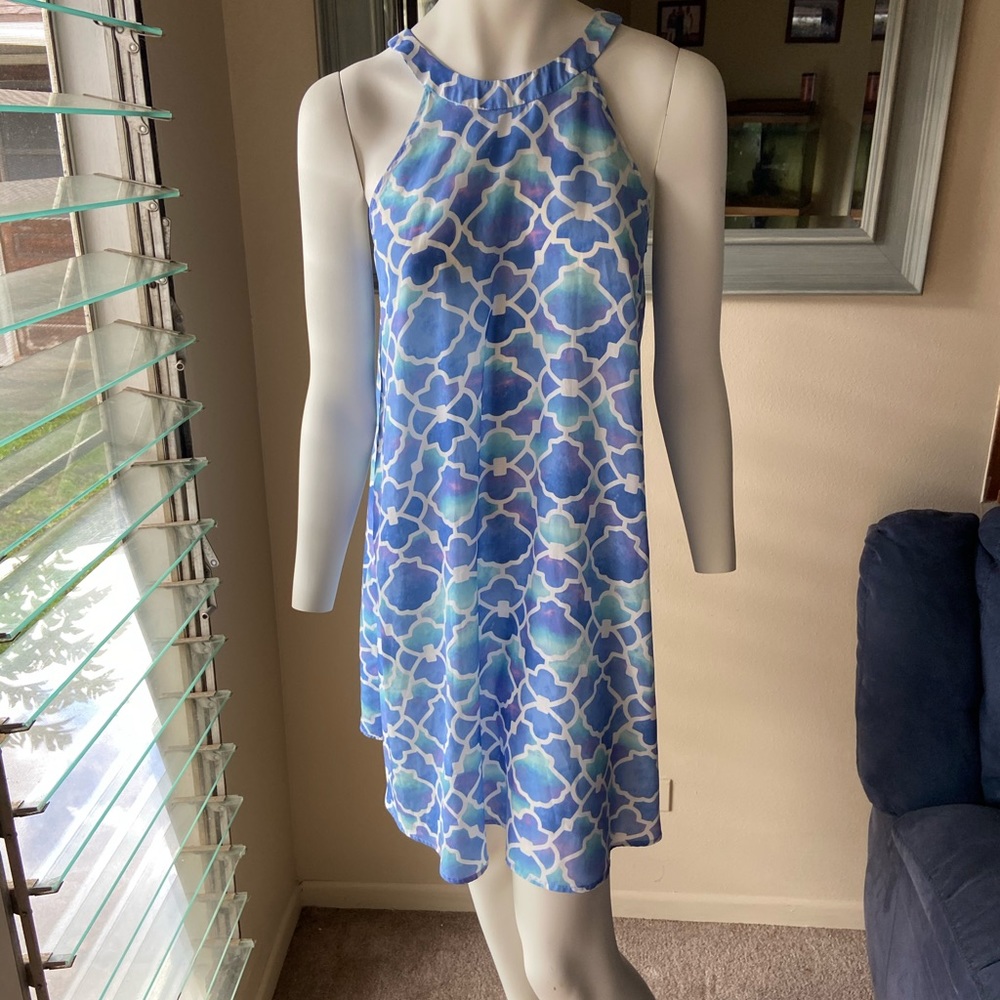 Tori Richard 100% polyester dress